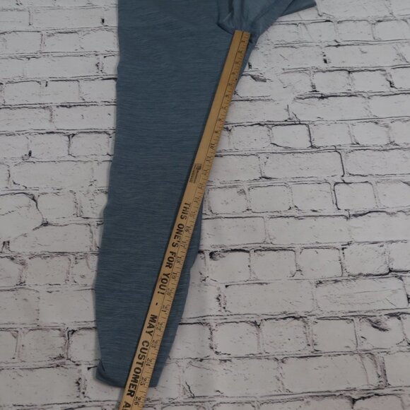 Nike Yoga Ruche Women's Size L Diffused Blue High Rise Tights Leggings - Picture 10 of 12